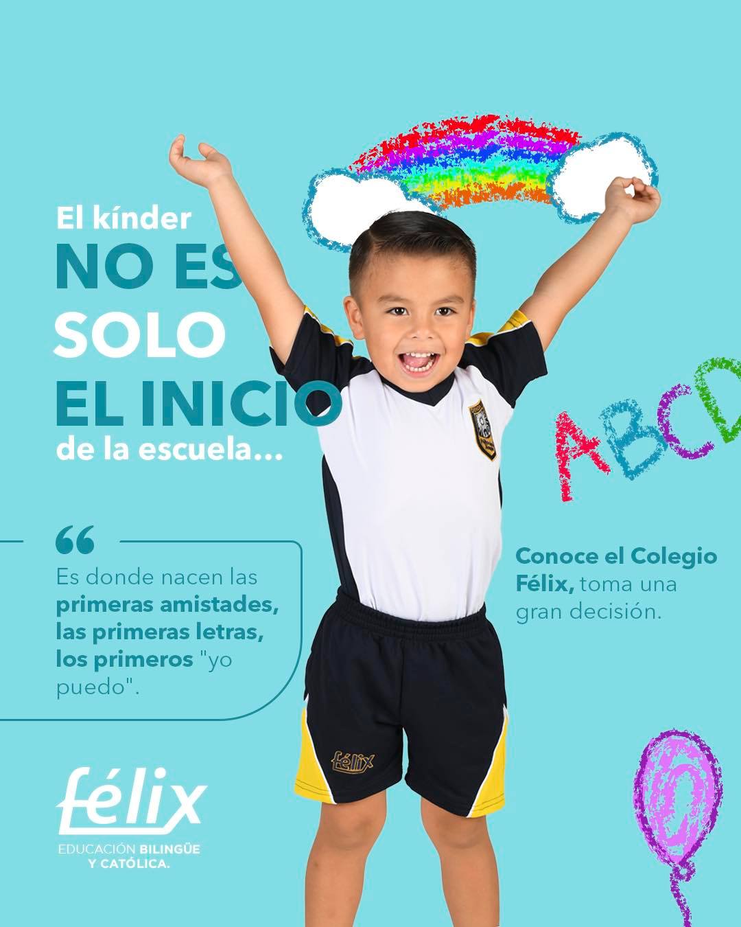 El kínder no es solo el inicio… es el corazón de toda la educación. En esta etapa se construyen las bases emocionales, sociales y cognitivas que acompañarán a los niños el resto de su vida.✨
¡Conócenos!🤩
Mayores informes: 📲833.228.61.95
#FamiliaFelix #ColegioFelix #EducacionIntegral #ExcelenciaAcademica #FormacionEnValores #ComunidadEscolar #EducacionCatolica #TampicoEduca