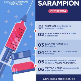 🩺💙En el Colegio cuidamos la salud de nuestra comunidad.

Sigamos las medidas de prevención contra el sarampión: vacunación, higiene y responsabilidad compartida. Juntos protegemos a nuestros alumnos y familias.

#Prevención #SaludEscolar #ComunidadFélix #CuidarnosEsAmar 💙
