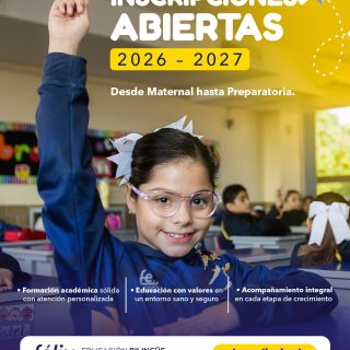 Agenda una visita y conoce el Colegio Félix.
Te invitamos a venir con tus hijos para que vivan el ambiente, conozcan a nuestros docentes y descubran el lugar donde pueden crecer, aprender y ser felices.

Mayores informes: 📲 833 208 6511

#ColegioFelix #ExcelenciaAcademica #EducacionCatolica