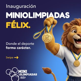 Las Miniolimpiadas Félix son más que una competencia. Son una oportunidad para formar valores que duran toda la vida:
🏅 Honor
🤝 Respeto
💛 Trabajo en equipo
🌟 Liderazgo

Porque en el Félix el deporte no solo fortalece el cuerpo, también forma el carácter.

#ColegioFelix #ExcelenciaAcademica #EducacionCatolica #MiniOlimpiadas2026 #SomosFélix
