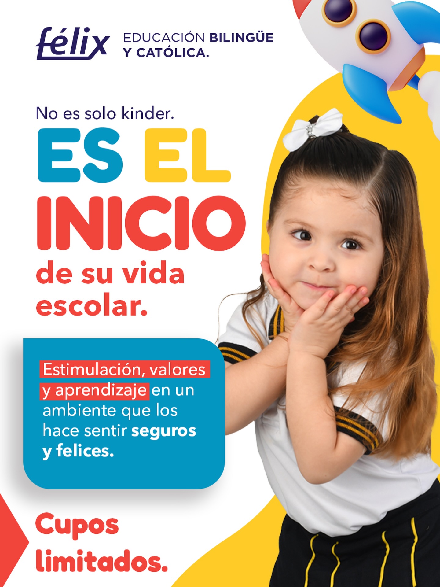 La educación integral le da rumbo certero a la persona que un día será, te invitamos a tomar una decisión bien analizada. 

¡Visítanos en Admisiones!🤩✨

Mayores informes: 📲 833 208 6511
 
#ColegioFelix #ExcelenciaAcademica #EducacionCatolica