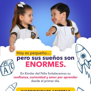 Elegir su primer colegio es mucho más que una inscripción.Es decidir dónde dará sus primeros pasos, dónde aprenderá a confiar, a compartir, a descubrir lo que es capaz de hacer.

Haz que su comienzo sea seguro, feliz y lleno de posibilidades. 💛

Mayores informes: 📲 833 208 6511

#ColegioFelix #ExcelenciaAcademica #EducacionCatolica
