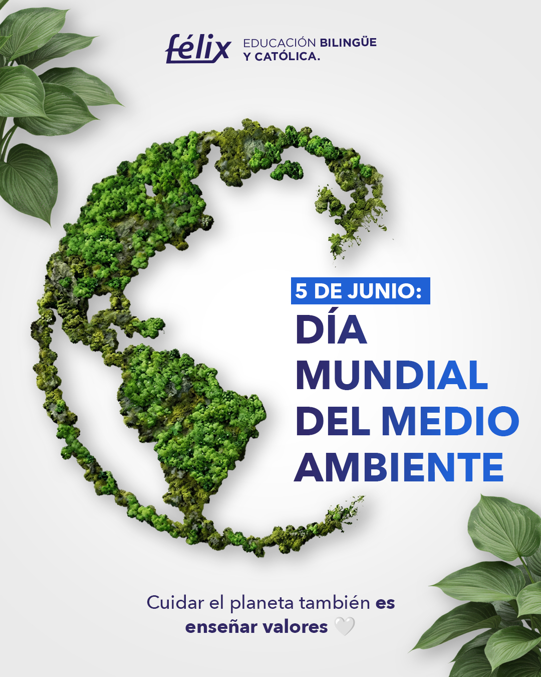Cada pequeña acción cuenta: reciclar, ahorrar agua y respetar nuestro entorno son formas de construir un mejor futuro. ✨

¿Y tú, qué hábito quieres enseñar hoy en casa? 🌱
Mayores informes: 📲 833 208 6511

#ColegioFelix #ExcelenciaAcademica #EducacionCatolica