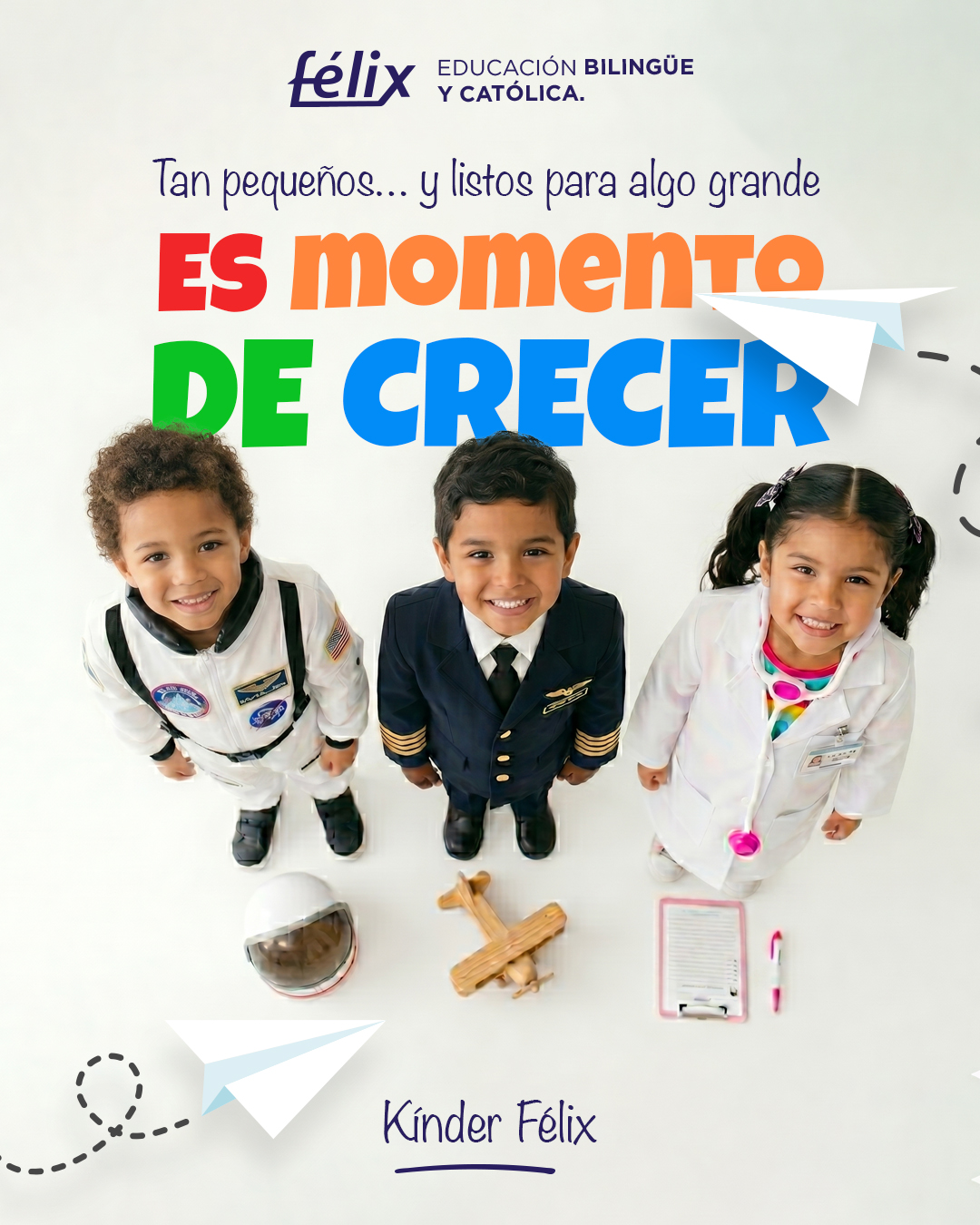 Sabemos que este momento llega con muchas emociones… 🤍 Dejar atrás una etapa para comenzar otra no siempre es fácil, pero es ahí donde empiezan a descubrir más de lo que son capaces, a desarrollar su independencia y a abrirse al mundo.

En el Colegio Félix acompañamos a cada niño en este gran paso, brindándoles un entorno seguro, cercano y lleno de aprendizaje.

Mayores informes: 📲 833 208 6511

#ColegioFelix #ExcelenciaAcademica #EducacionCatolica
