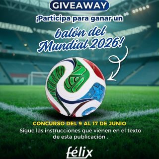 Participa y gánate uno de los tres balones Adidas Trionda y vive el Mundial 2026🤩⚽️

Giveaway válido para alumnos inscritos desde maternal hasta preparatoria en el ciclo actual 2025-2026

¡En el Félix apoyamos a nuestra Selección Mexicana!🇲🇽 Sigue las instrucciones:

1️⃣ Tómate una foto apoyando a la selección mexicana y mándanosla al WhatsApp: 833 208 6511 del Félix a más tardar el viernes 12 de junio y empieza a participar. No olvides decirnos tu nombre completo, grado y grupo. Cada alumno solo puede participar con una fotografía, te invitamos a portar tu jersey de la selección o algo alusivo a nuestro país.

2️⃣ Es indispensable que al menos uno de los papás siga las cuentas de Instagram: @colegiofelix y Facebook: Colegio Félix de Jesús Rougier.

Las fotos recibidas serán subidas por el equipo de redes del Félix a Facebook el sábado 13 de junio a las 12:00p.m. en un álbum en el cuál podrán ser votados del 13 de junio al 17 de junio, cerrando las votaciones a las 5:00 p.m.

Las 3 fotos que obtengan más likes, ¡serán los ganadores!🤩

Los primeros tres lugares se darán a conocer en redes el jueves 18 de junio. 

👍 Recuerda que la foto que tenga mas likes gana. Let’s Play!🥳

#Giveaway #SomosFélix #Mundial2026