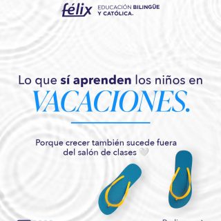 Las vacaciones son mucho más que un descanso de la rutina escolar 🤍 Son una oportunidad para que los niños desarrollen habilidades que también forman parte de su crecimiento: convivir, compartir, descubrir el mundo que los rodea y dar rienda suelta a su creatividad.
💬 ¿Qué es lo más valioso que tus hijos han aprendido estas vacaciones?
Mayores informes: 📲 833 208 6511
#ColegioFelix #ExcelenciaAcademica #EducacionCatolica