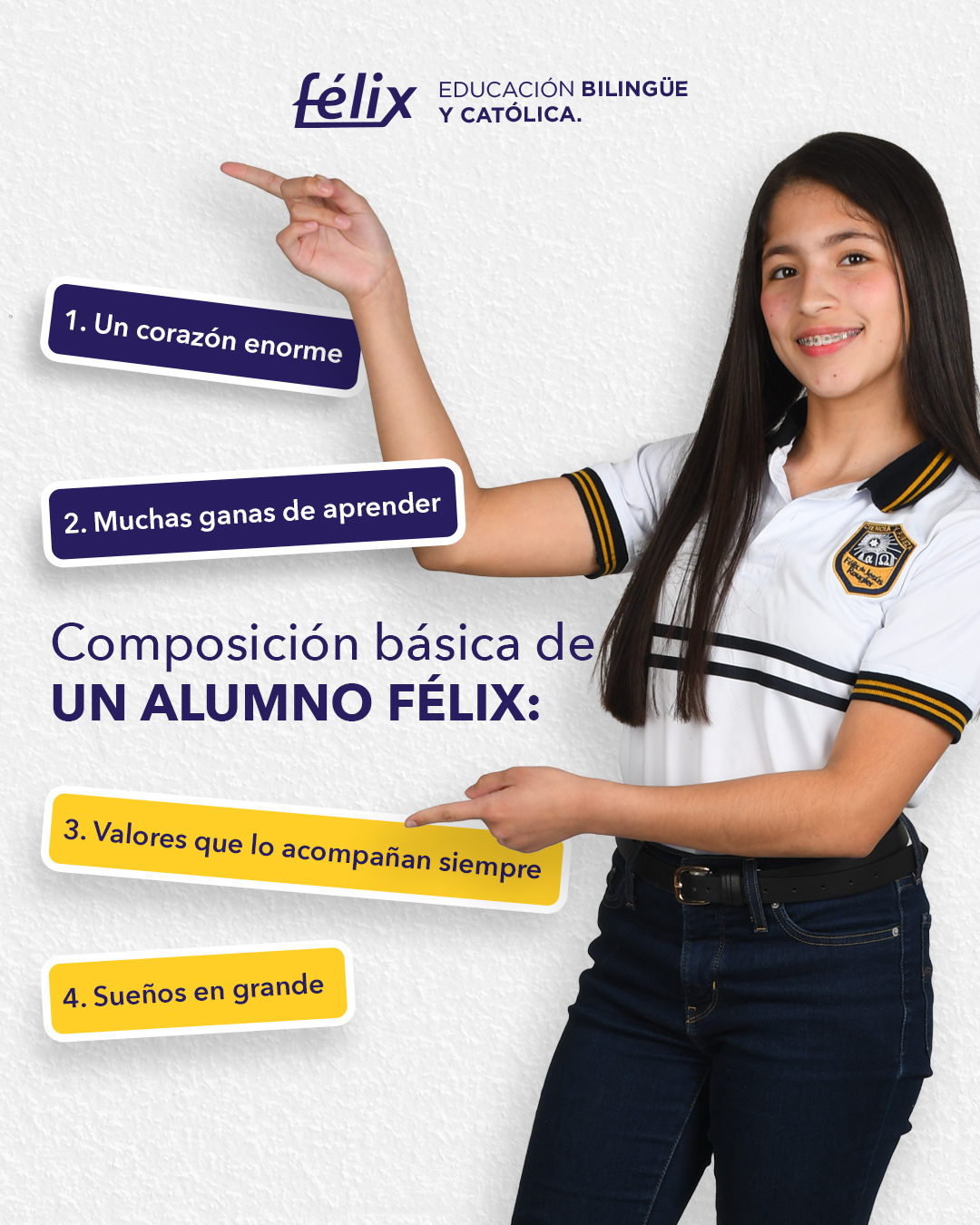 Ingredientes simples. Resultados extraordinarios. 🤍✨
Porque cuando el aprendizaje y los valores crecen juntos, suceden cosas increíbles.
Mayores informes: 📲 833 208 6511
#ColegioFelix #ExcelenciaAcademica #EducacionCatolica
