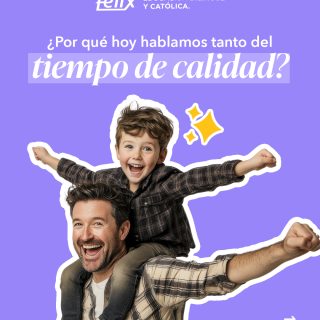 Vivimos rodeados de actividades, pendientes y distracciones. Por eso, hoy más que nunca, el tiempo de calidad se ha vuelto tan valioso 🤍

Porque son esos pequeños momentos de atención, conversación y convivencia los que fortalecen los vínculos y crean recuerdos que permanecen para siempre. ✨

#ColegioFelix #ExcelenciaAcademica #EducacionCatolica