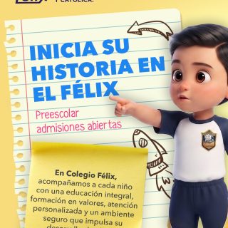 Elegir una escuela va más allá de un plan académico; significa encontrar un espacio donde se sientan felices, acompañados y motivados para alcanzar su máximo potencial.
En el Colegio Félix, creemos que cada pequeño paso cuenta para construir un gran futuro.
📩 Conoce nuestro preescolar y comienza hoy su proceso de admisión.
Mayores informes: 📲 833 208 6511
#ColegioFelix #ExcelenciaAcademica #EducacionCatolica