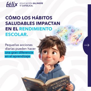 El aprendizaje no solo ocurre en el salón de clases ✨ Pequeños cambios en la rutina pueden ayudarles a sentirse con más energía, concentración y confianza para enfrentar nuevos retos cada día.

#ColegioFelix #ExcelenciaAcademica #EducacionCatolica