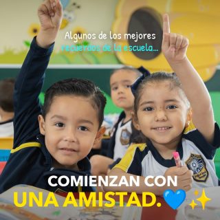 Los amigos con quienes compartimos un recreo, un proyecto o una aventura escolar muchas veces se convierten en recuerdos que nos acompañan para siempre. 🤝💙 

Mayores informes: 📲 833 208 6511

#ColegioFelix #ExcelenciaAcademica #EducacionCatolica