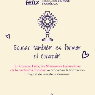 Gracias al acompañamiento de las Misioneras Eucarísticas de la Santísima Trinidad (MESST), nuestros alumnos fortalecen su formación humana y espiritual, aprendiendo valores como el respeto, la solidaridad, el servicio y el compromiso con los demás.

💙 Porque creemos que educar también es formar personas capaces de construir un mejor futuro.Conoce nuestro modelo educativo y vive la experiencia Félix.

Mayores informes: 📲 833 208 6511
Te atendemos también por WhatsApp 💬
Da clic aquí: 👉 https://wa.me/message/R3QCX6CUPW2KL1 

#ColegioFelix #ExcelenciaAcademica #EducacionCatolica