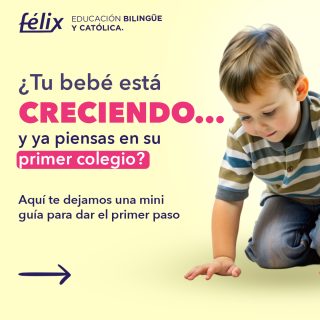 Sabemos que elegir el primer colegio de tu hijo puede sentirse como una gran decisión 🤍 Por eso preparamos esta mini guía con algunos puntos clave que pueden servirte.

Mayores informes: 📲 833 208 6511

#ColegioFelix #ExcelenciaAcademica #EducacionCatolica