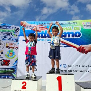 Felicitamos a nuestros alumnos que participaron en el Serial de Atletismo el pasado sábado 24 de Octubre en la pista de la Unidep, Tampico, acompañados por el Profesor Luis Ocejo, obteniendo los siguientes resultados:🤩🏃🏻‍♀️🏃🏻

Diego Lanto 
🥇1° lugar en 30 metros
🥈2° lugar en lanzamiento

Isabella Aitana Rivera Mojica
🥇1° lugar 50mts

Renatta Trejo Flores
🥇 Primer lugar en lanzamiento de bala

Derek Eduardo Zamora Rivera
🥈2° Lugar en 50mts
🥈2° Lugar en lanzamiento de pelota

María Ximena González Bielma
🥉3° lugar en lanzamiento de bala

Diego Alonso Castelán Haro 
🥉3° lugar en lanzamiento

¡Que sigan los éxitos chicos!🥳

#OrgulloFélix #Atletismo #Preescolar #Primaria #Secundaria #Prepa #FomentandoElDeporte